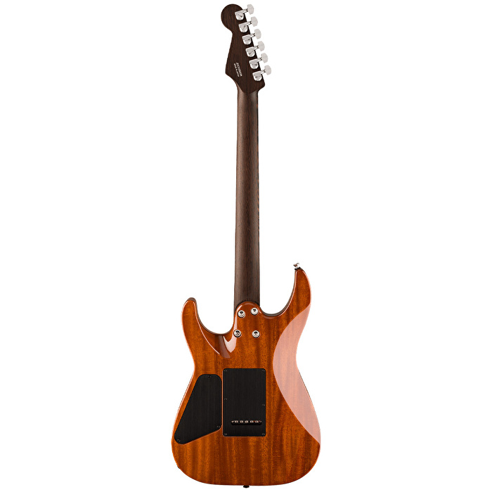 Charvel MJ DK24 HSH 2PT W Mahogany with Flame Maple Top Wenge Klavye Antique Burst Elektro Gitar
